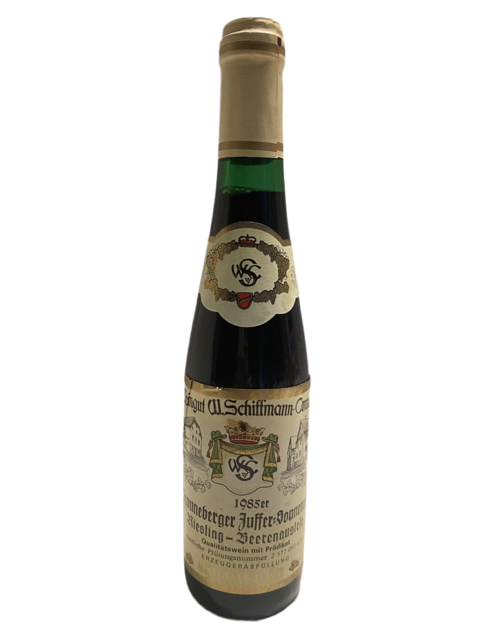 Very exclusive - Weingut W. Schiffermann-Conrad Riesling Beerenauslese 1985, 350ml