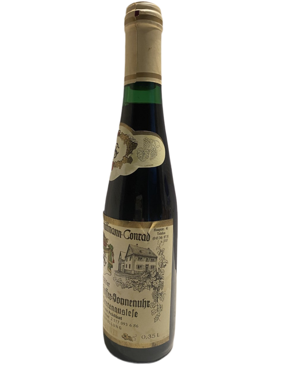 Very exclusive - Weingut W. Schiffermann-Conrad Riesling Beerenauslese 1985, 350ml