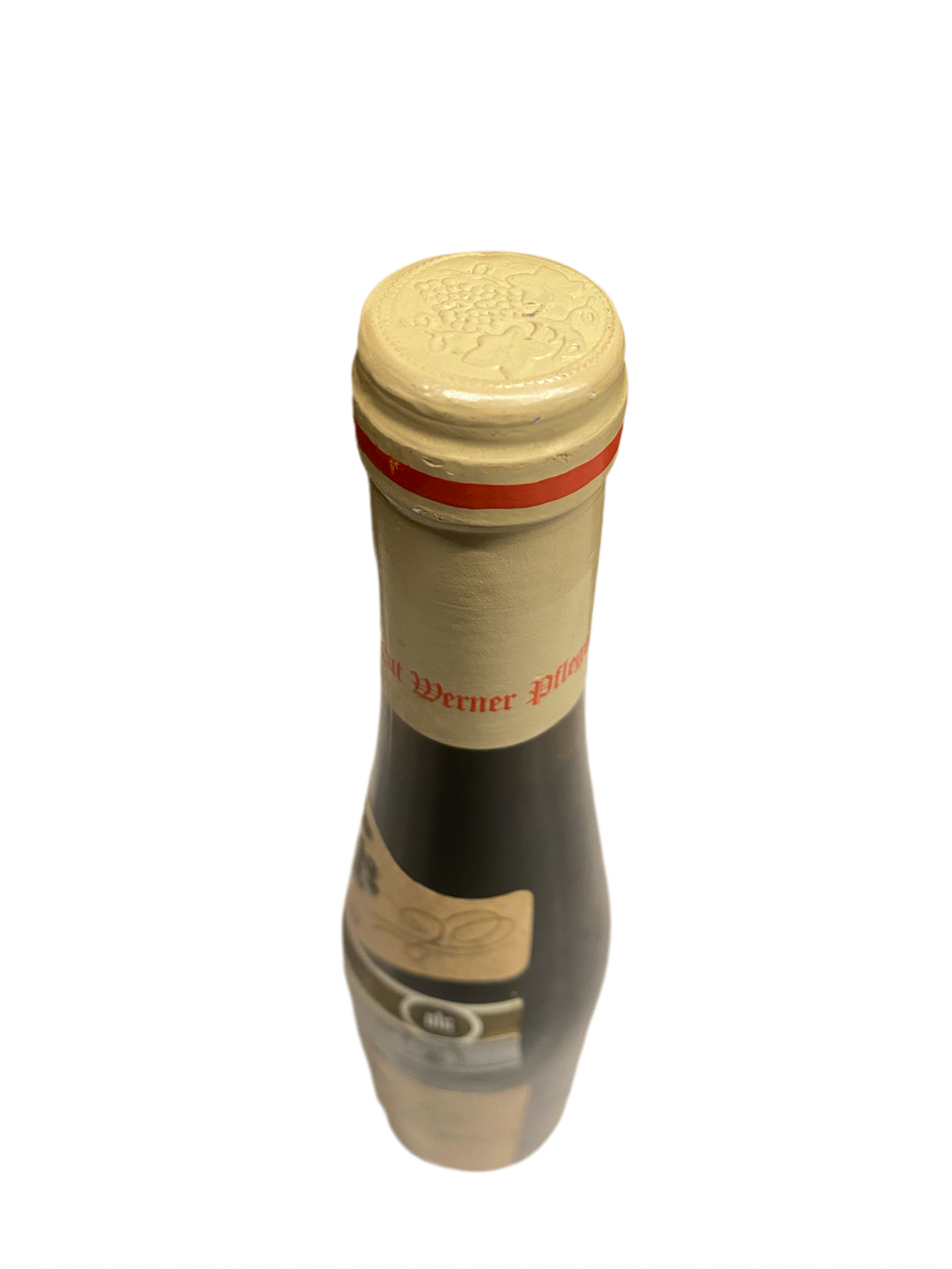 Zeer exclusief Weingut Werner Pfleger Herxheimer Himmelreich Huxelrebe Beerenauslese, 350ml 1985 IJswijnen