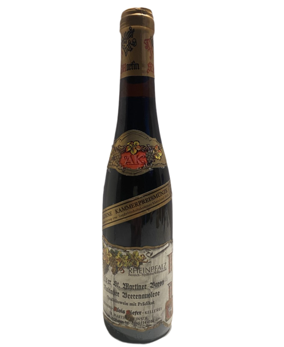 Zeer exclusief - St. Martin Daron Ruländer Beerenauslese 1983 IJswijnen.nl / Dessertwijn.nl