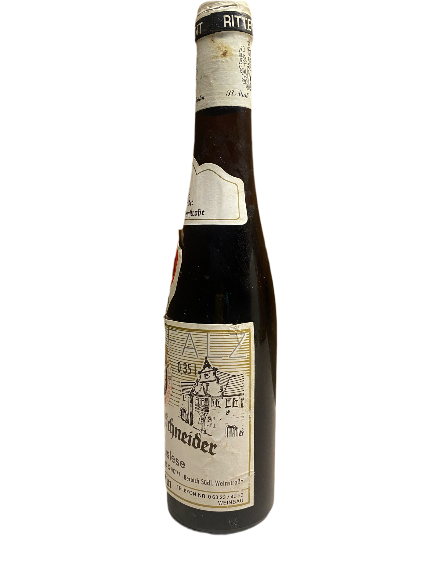 Zeer exclusief Weingut Albert Val Schneider Huxelrebe Auslese, 350ml 1976