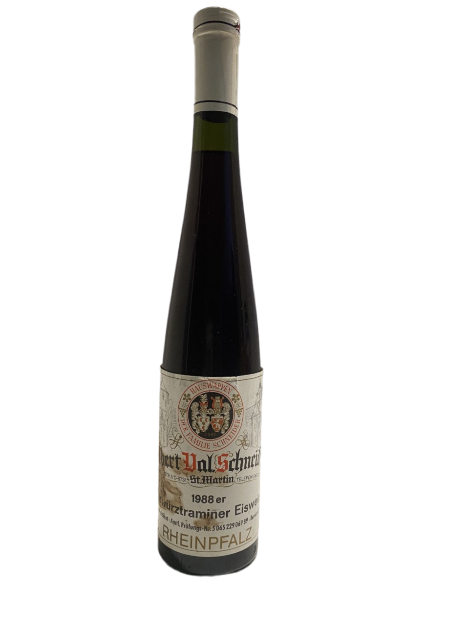 Very exclusive - Albert Val Schneider Gewürztraminer Eiswein 1988