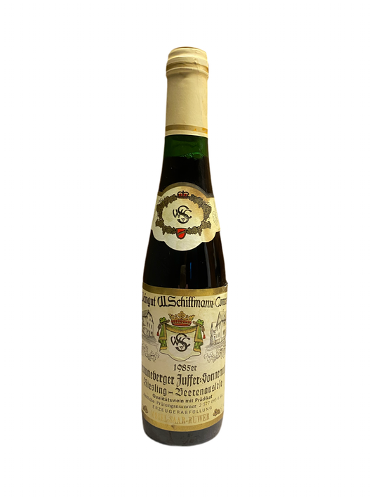 Sehr exklusive Weingut Schiffmann-Conrad 1985er Riesling Beerenauslese.