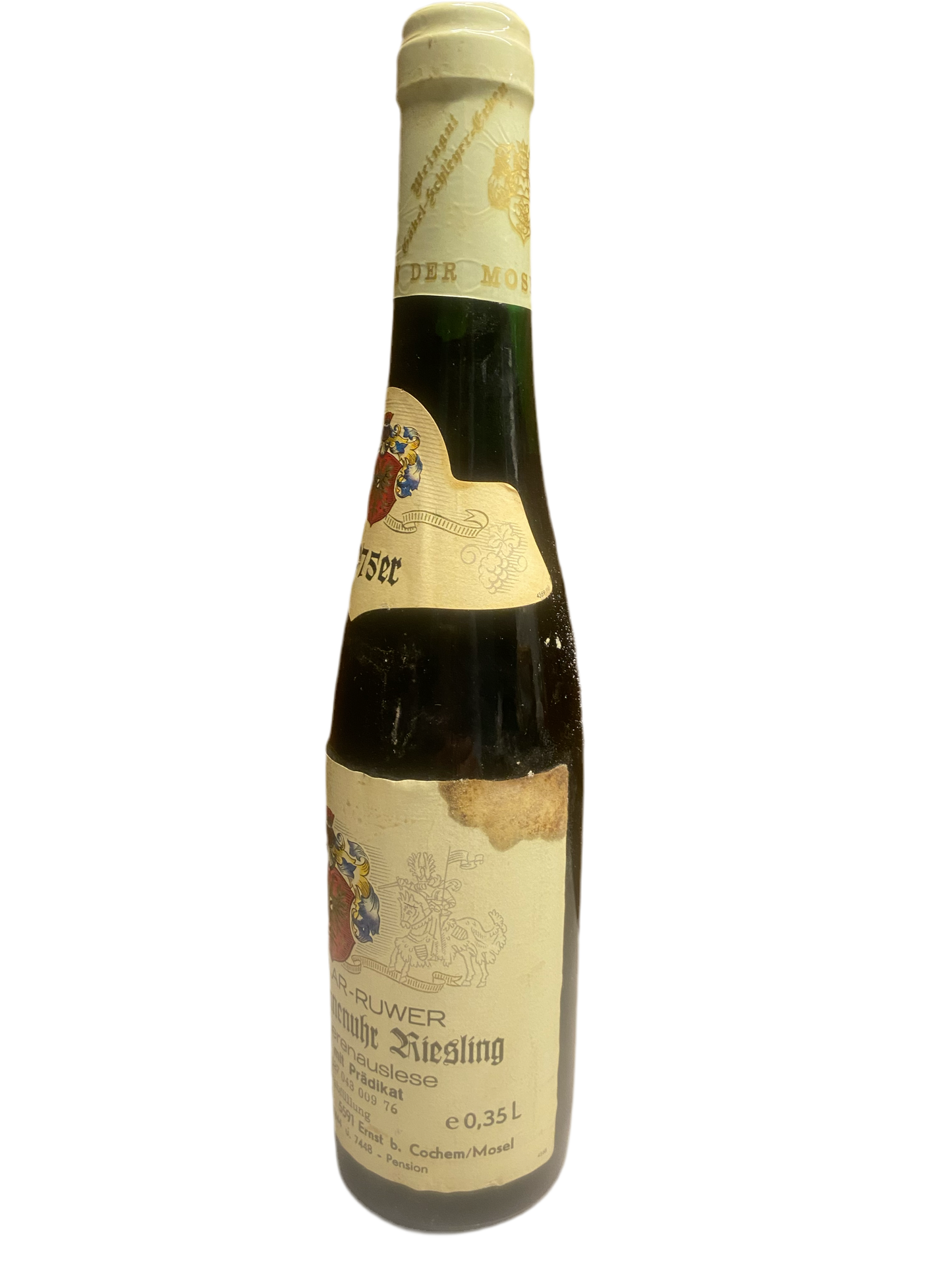 Zeer exclusief - Dommerner Sonnenuhe Riesling Eiswein - Beerenauslese, Weingut Gobel-Schleyer Erben, Cochem, Mosel