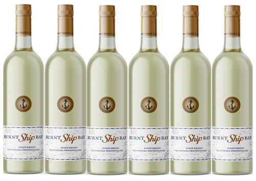 6 flessen Burnt Ship Bay Pinot Grigio 2024 - Maximale korting van 25%